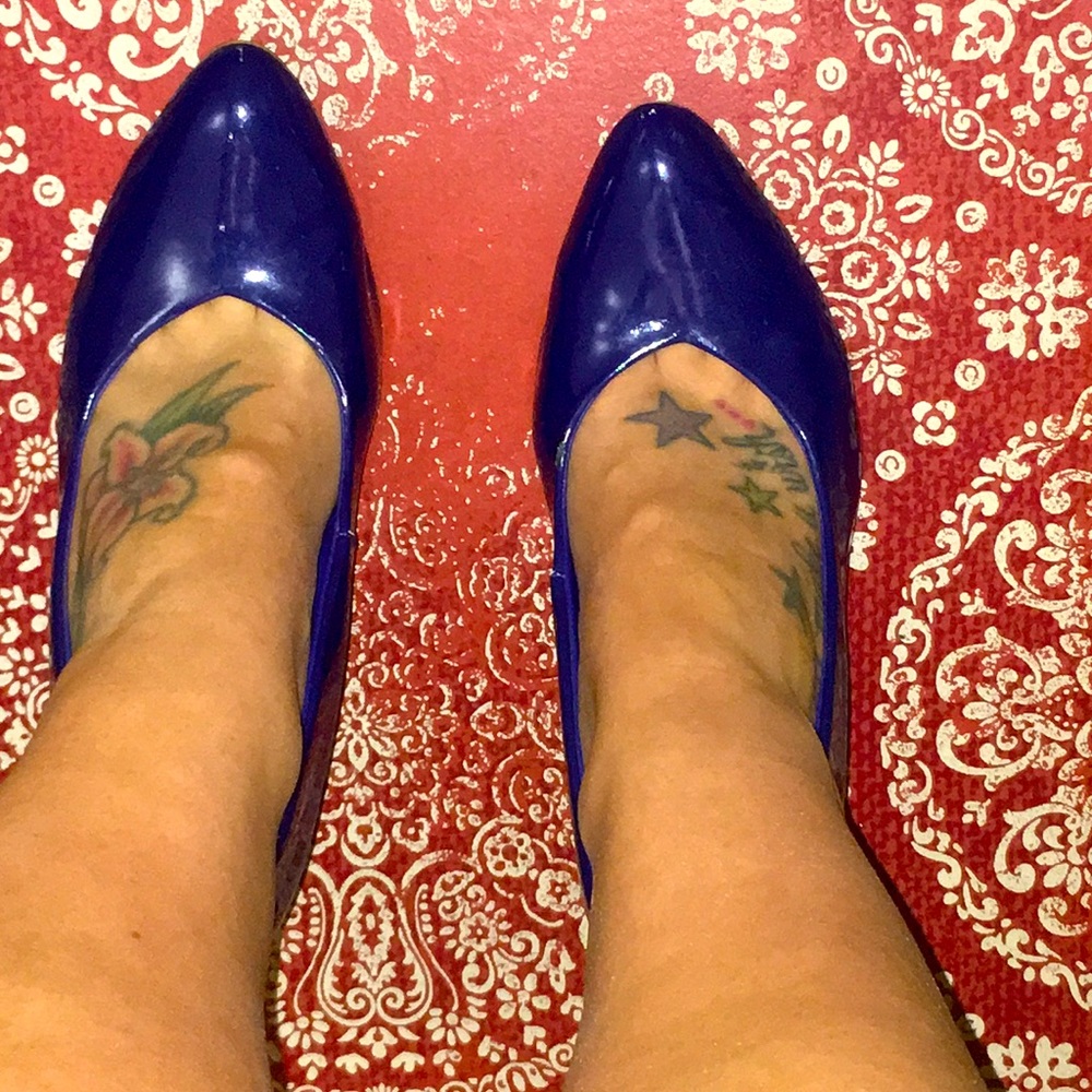 Navy Blue Heels